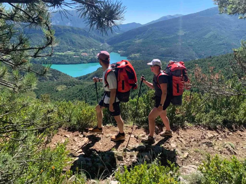 Navigation en packraft sur le lac de Castillon