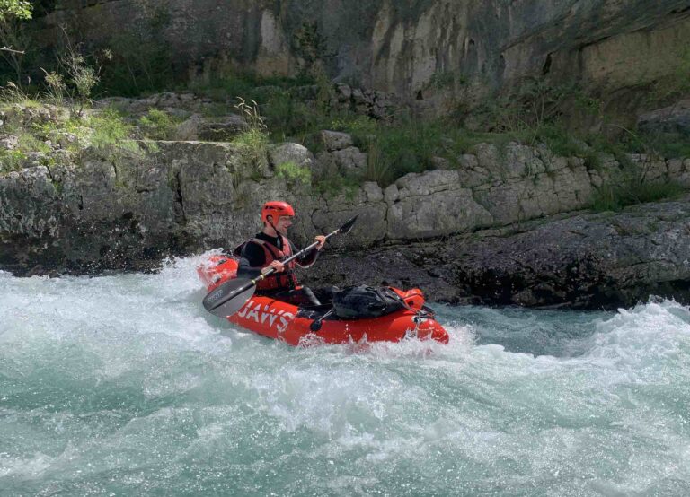 Packraft dans les gorges du verdon