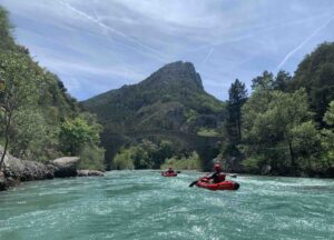 Packraft dans les gorges du verdon