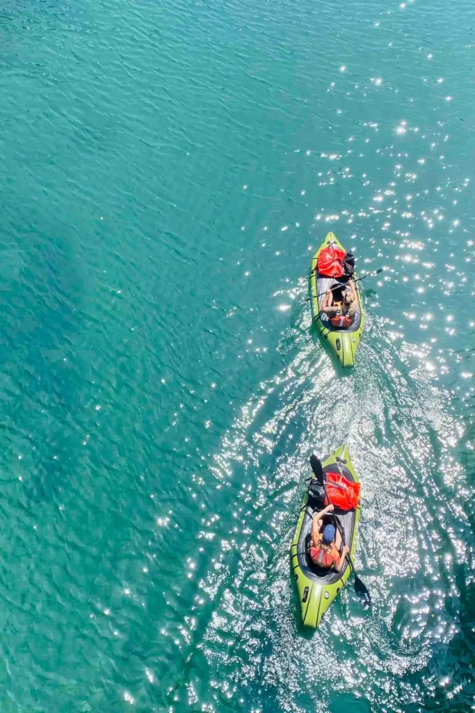 séjour en packraft en autonomie, autour du lac du Bourget