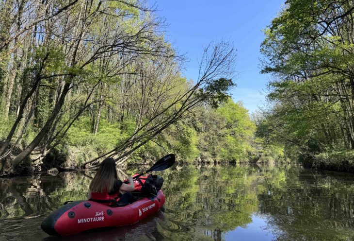 Découverte de l’amazonie bretonne, à La Gacilly en packraft