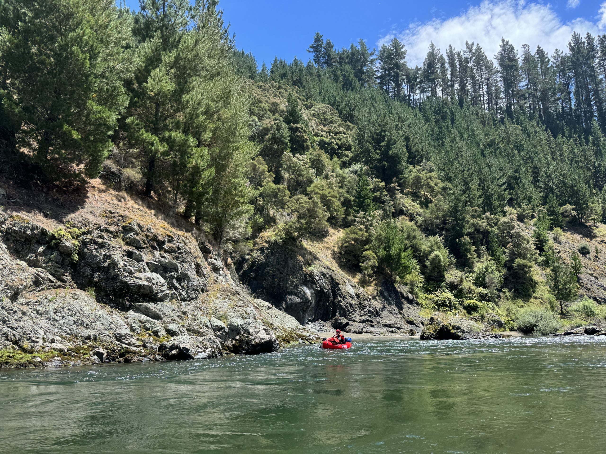 Expédition dans une gorge